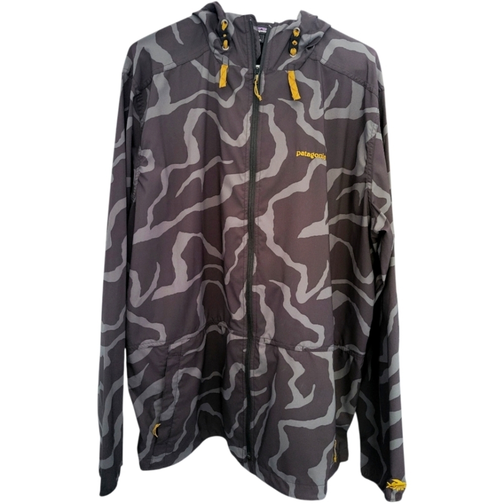 Patagonia // M's Stretch Terre Planing Jacket / XL / Tiger Tracks Camo: Ink Blk